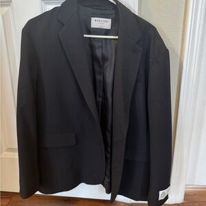 Aritzia Black Blazer Classic Suit Jacket